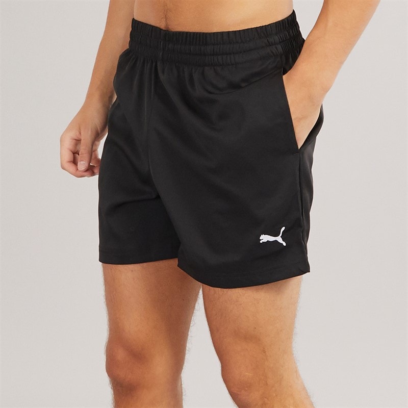 Puma Herre Essentials Lille Logo 5 Tommer Vævede Shorts Puma Sort - Billede 2
