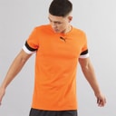 Puma Herre teamRISE Trænings T-shirt Golden Poppy/Puma Sort/Puma Hvid