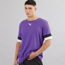 Puma Herre teamRISE Trænings T-shirt Prism Violet/Puma Sort/Puma Hvid