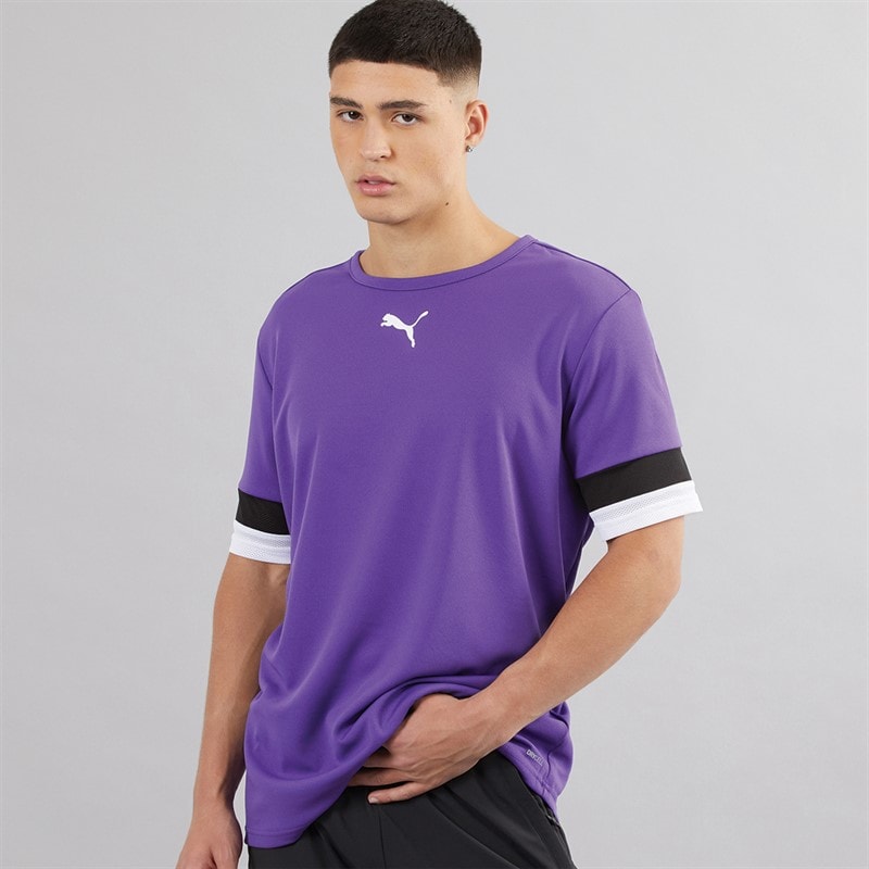 Puma Herre teamRISE Trænings T-shirt Prism Violet/Puma Sort/Puma Hvid