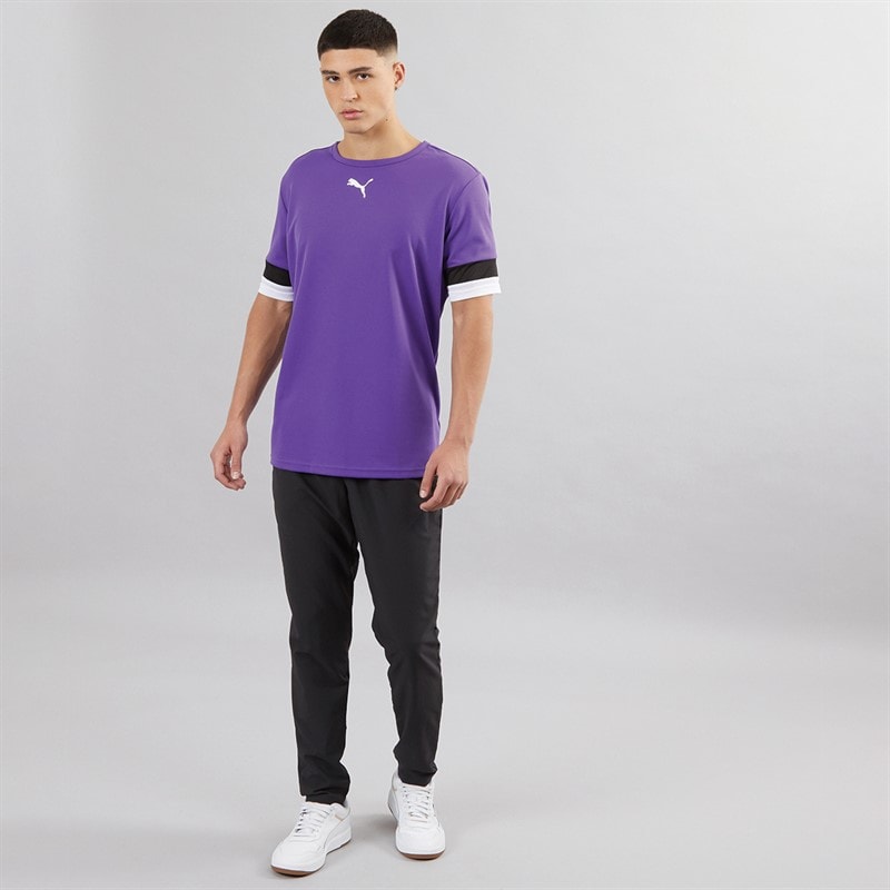 Puma Herre teamRISE Trænings T-shirt Prism Violet/Puma Sort/Puma Hvid - Billede 3
