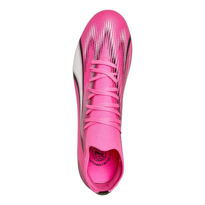 Puma Fodboldstøvler til Herre Ultra Match FG/AG Fast/Kunstgræs Gift Pink - Billede 4