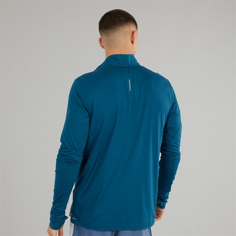 Puma Herre Run Favorit 1/4 Zip Løbe T-shirt Ocean Tropic - Billede 2