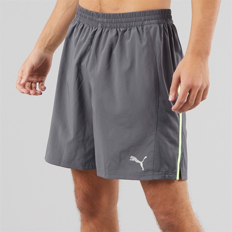 Puma Herre Run Favorite Velocity 7 Tommer Løbeshorts Galactic Gray - Billede 2