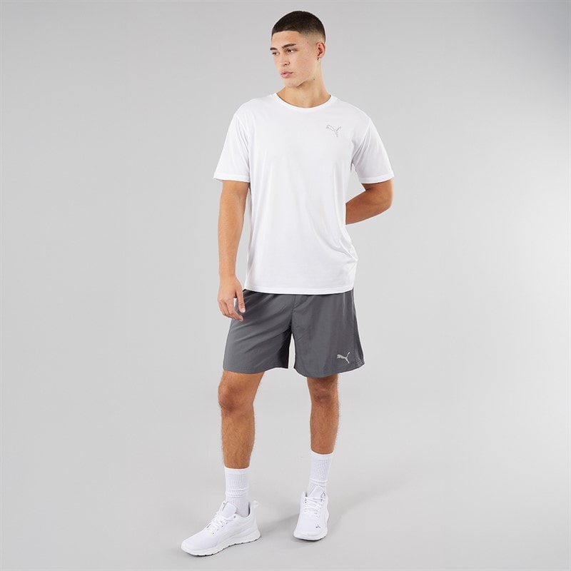 Puma Herre Run Favorite Velocity 7 Tommer Løbeshorts Galactic Gray - Billede 4