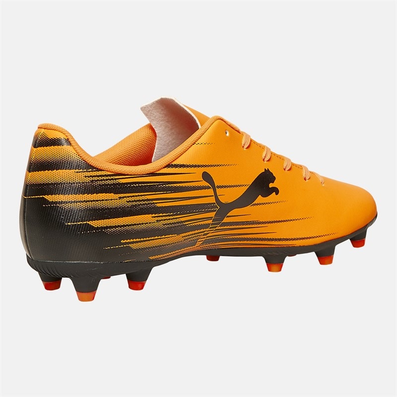 Puma Herre Attacanto II FG/AG Fast / Kunstgræs Fodboldstøvler Heat Fire / Puma Black - Billede 5