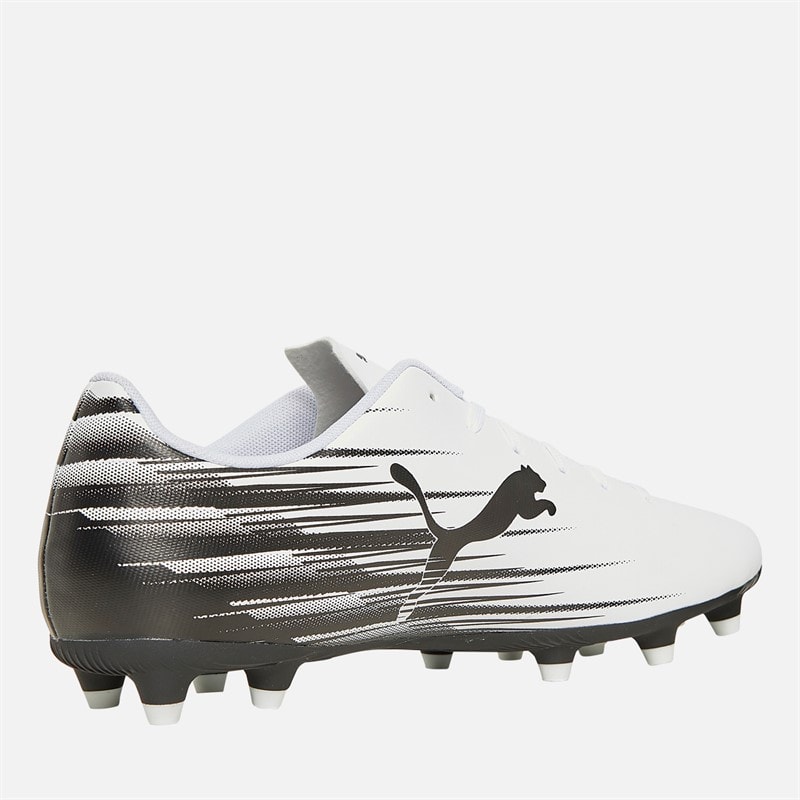 Puma Herre Attacanto II FG/AG Fast / Kunstgræs Fodboldstøvler Puma Hvid / Puma Sort - Billede 5