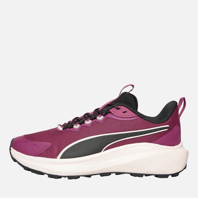 Puma Dame Skyrocket Lite Trail løbesko Berry / Puma Sort / Jasmin Blomst - Billede 1