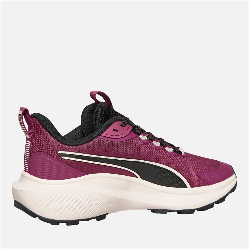 Puma Dame Skyrocket Lite Trail løbesko Berry / Puma Sort / Jasmin Blomst - Billede 5