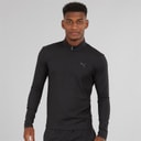 Puma Herre Træning Slim Fit 1/4 Lynlås Puma Sort