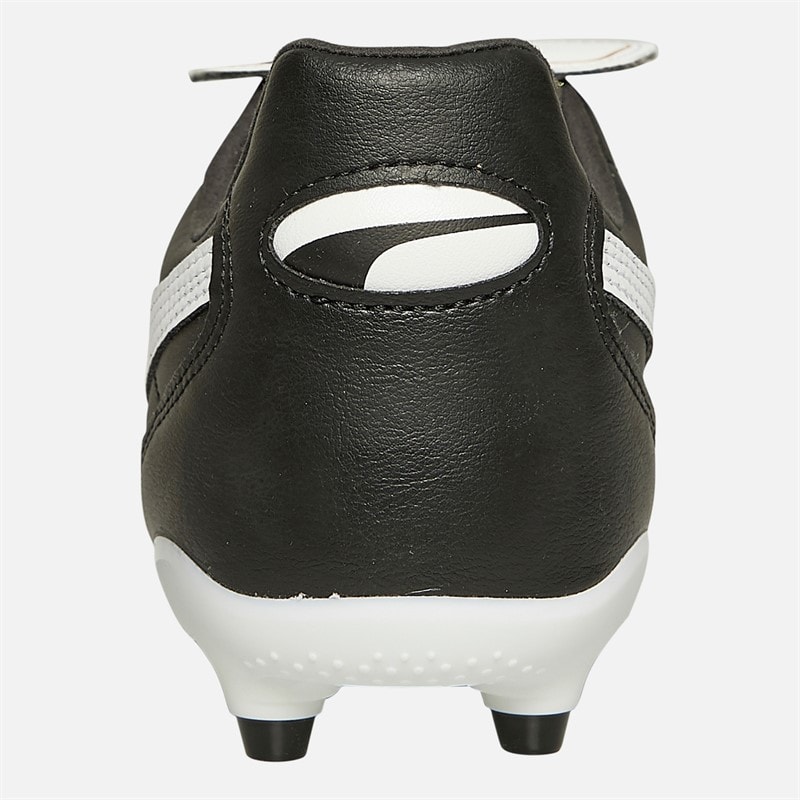 Puma Herre King Top FG / AG Fast / Kunstgræs Fodboldstøvler Sort / Hvid - Billede 3