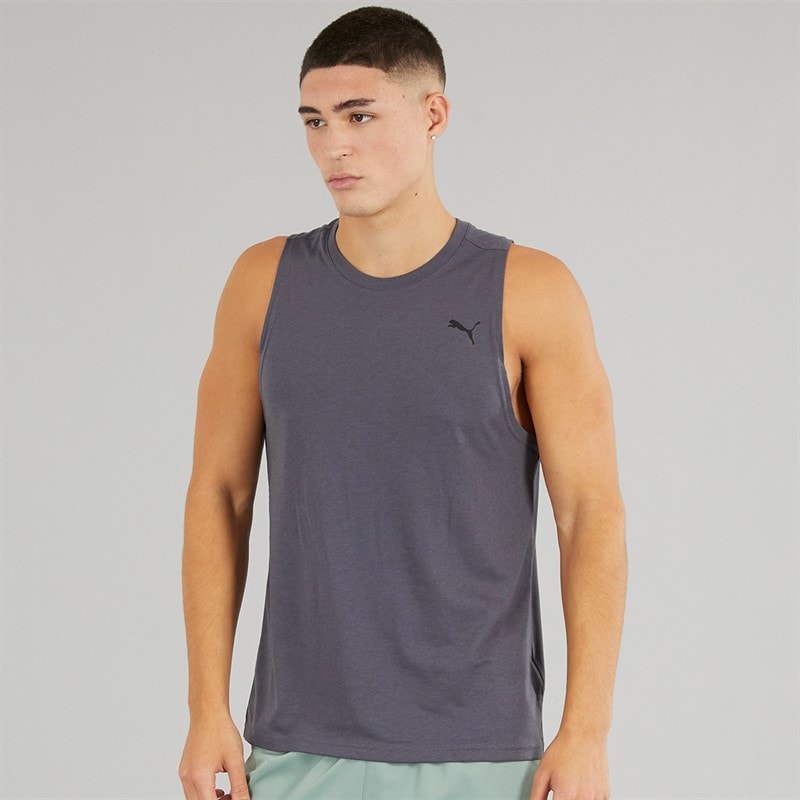 Puma Herre dryCELL Triblend Trænings Tank Galactic Grå