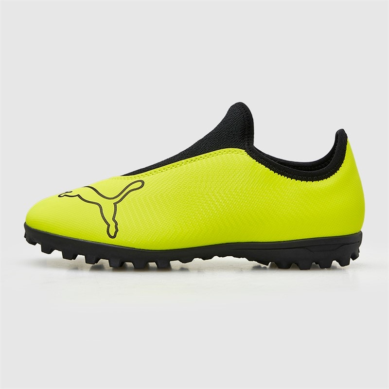 Puma Drenge Finesse Sneløse TF Astro Fodboldstøvler Yellow Alert - Billede 2