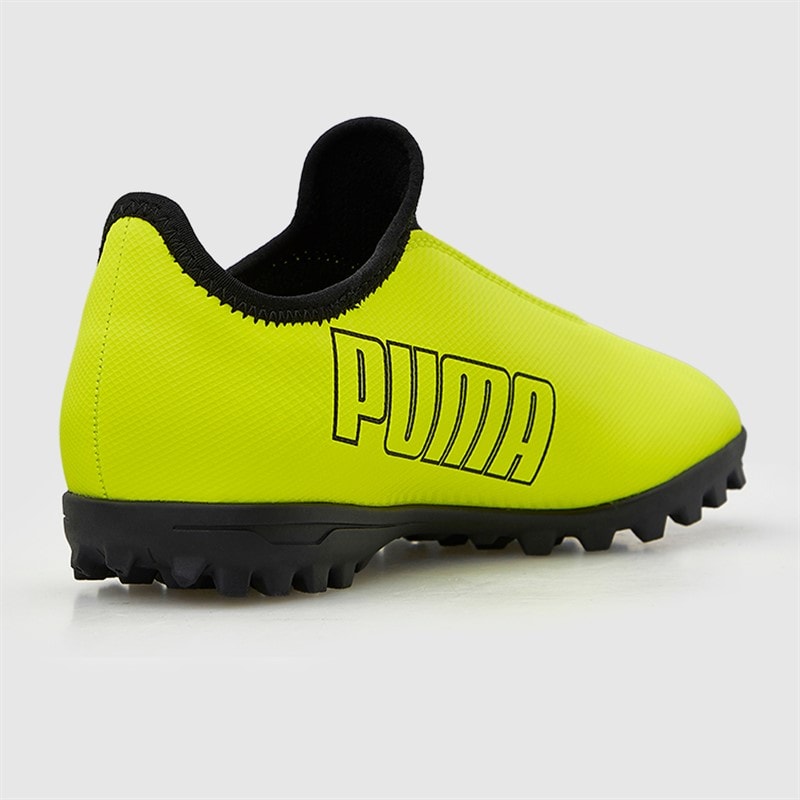 Puma Drenge Finesse Sneløse TF Astro Fodboldstøvler Yellow Alert - Billede 5