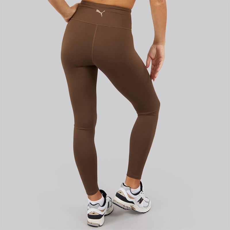 Puma Dame Træn Høj Talje Trænings Tights Leggings Espresso Brown - Billede 2
