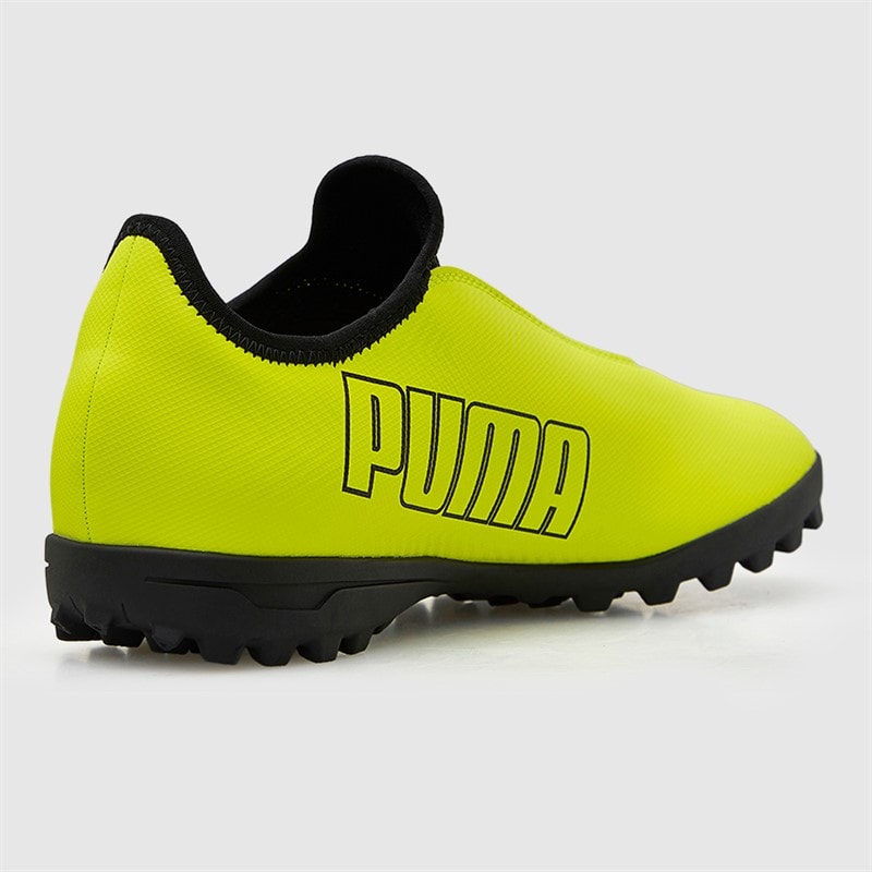 Puma Herre Finesse snøreløse TF Astro Fodboldstøvler Yellow Alert - Billede 5
