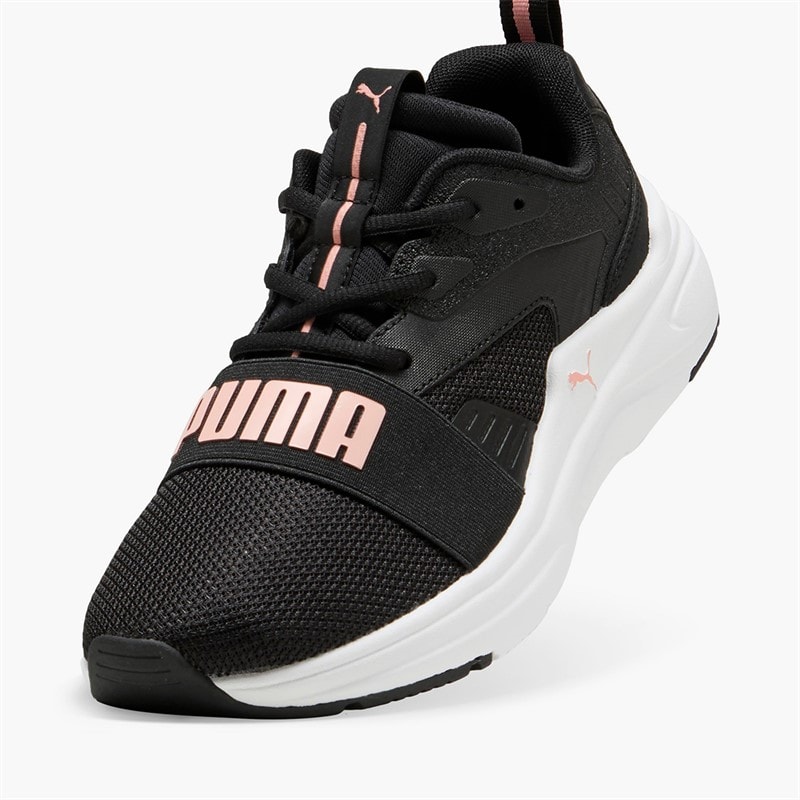 Puma Herre Softride Wired 2 Træningssko Sort/Pink/Hvid - Billede 2