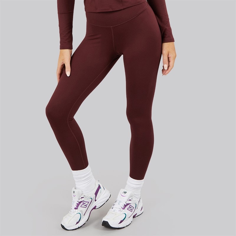 Puma Dame Træn Høj Talje Trænings Tights Leggings Aubergine