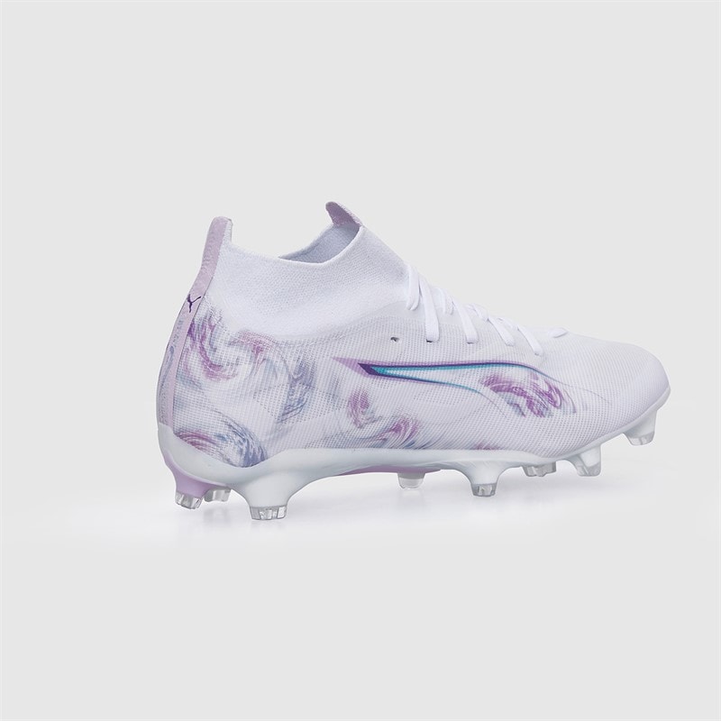 Puma Dame Ultra 5 Match+ Brilliance FG/AG Fodboldstøvler til fast/kunstgræs Puma White - Billede 5
