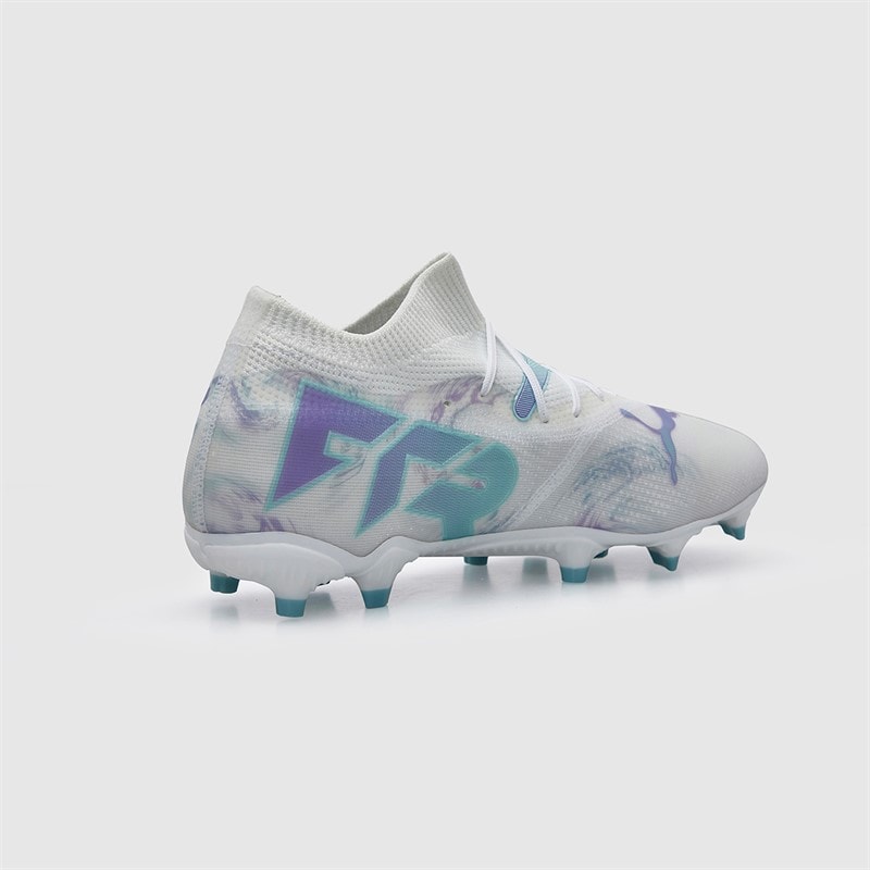 Puma Dame Future 7 Match Brilliance FG/AG Faste/Kunstgræs Fodboldstøvler Puma White - Billede 5
