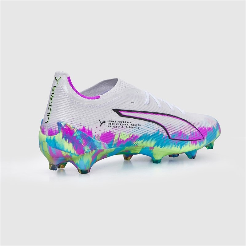 Puma Herre Ultra 6 Ultimativ Brillians FG Fast Bund Fodboldstøvler Puma White - Billede 5