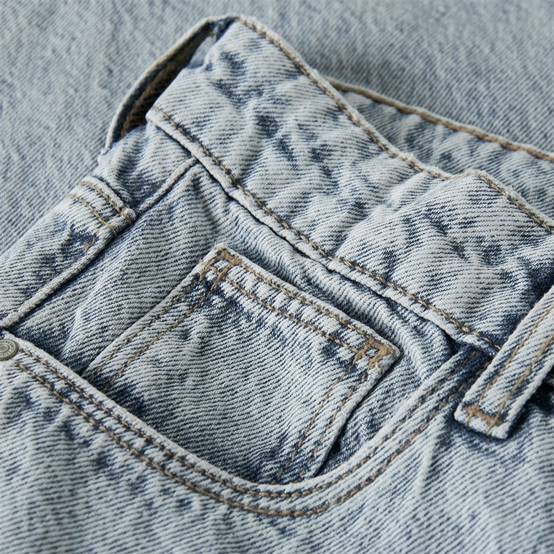 LMTD Drenge Birm Loose Fit Jeans Light Blue Denim - Billede 3