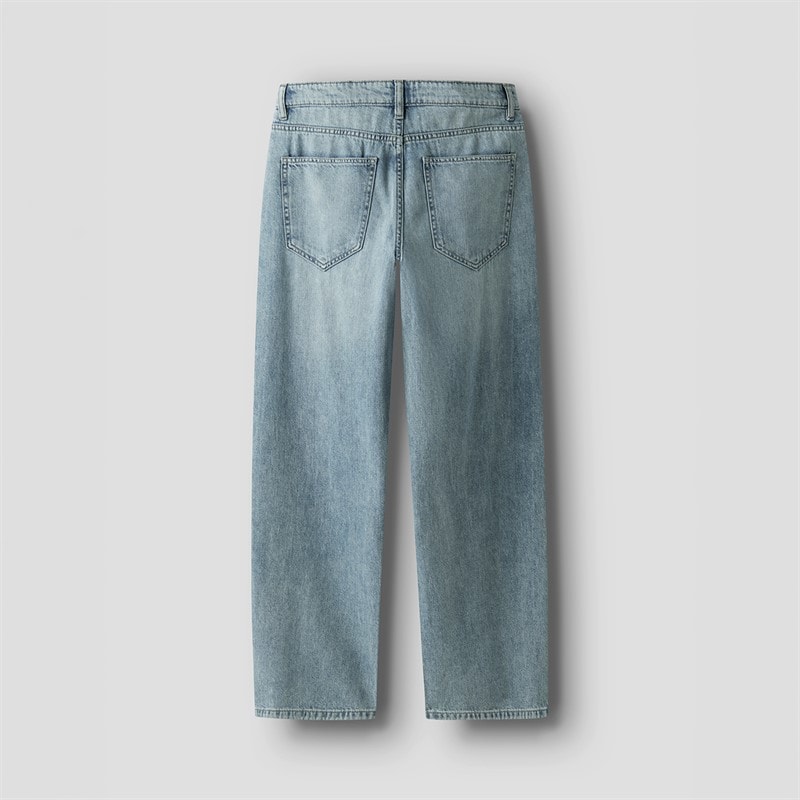LMTD Drenge Bex Ekstra Løs Pasform Jeans Light Blue Denim - Billede 2
