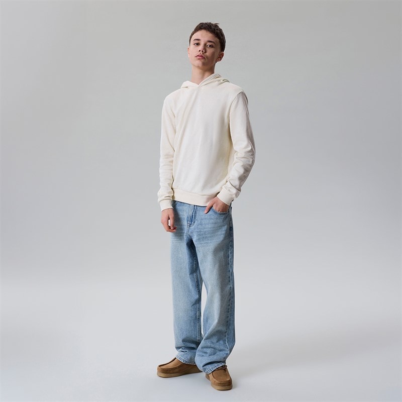 LMTD Drenge Bex Ekstra Løs Pasform Jeans Light Blue Denim - Billede 4
