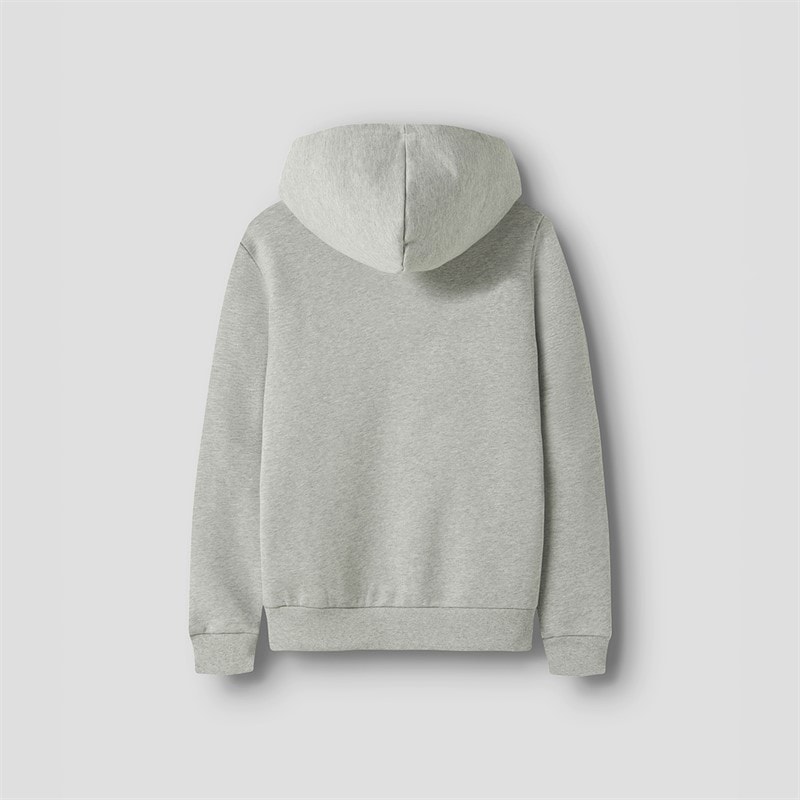 LMTD Drenge Namse Hættetrøje Light Grey Melange - Billede 2