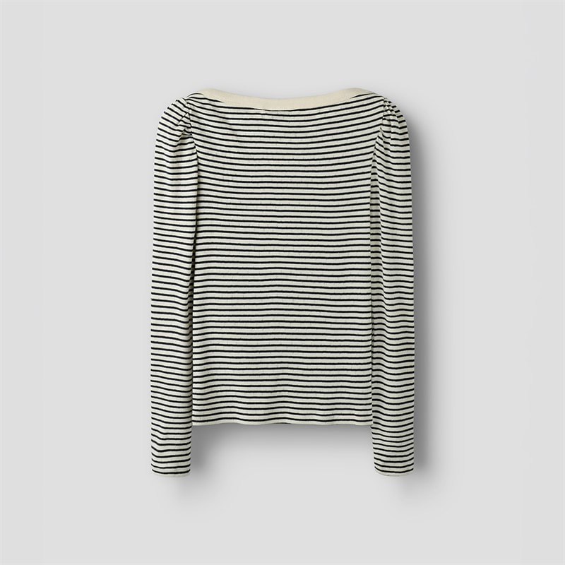 LMTD Piger Seher Langærmet Bådhals Top Navy Blazer - Billede 2