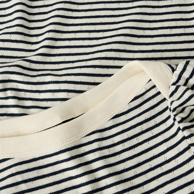 LMTD Piger Seher Langærmet Bådhals Top Navy Blazer - Billede 3