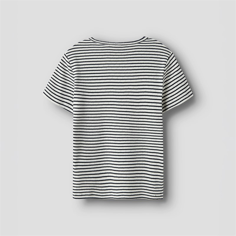 LMTD Piger Seher Kortærmet T-shirt Navy Blazer - Billede 2