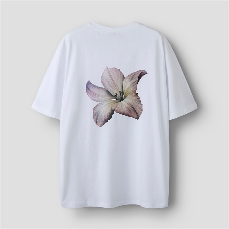 LMTD Piger Hibi Kortærmet T-shirt Bright White - Billede 2