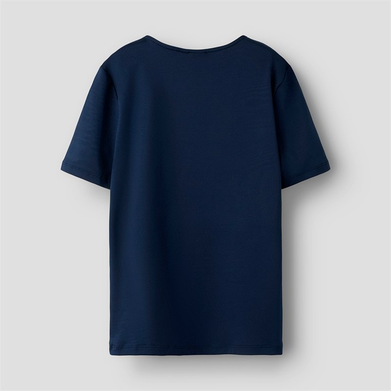 LMTD Piger Dinci Kortærmet T-shirt Navy Blazer - Billede 2