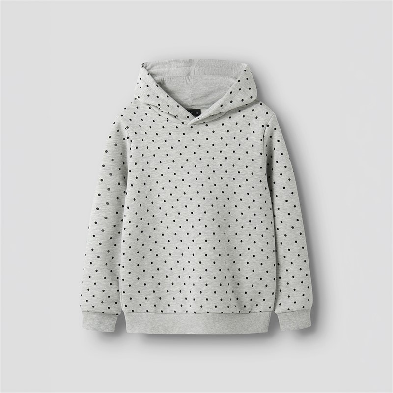 LMTD Piger Dosso Hættetrøje Light Grey Melange