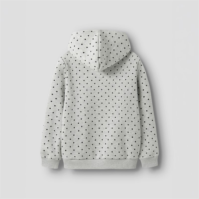 LMTD Piger Dosso Hættetrøje Light Grey Melange - Billede 2