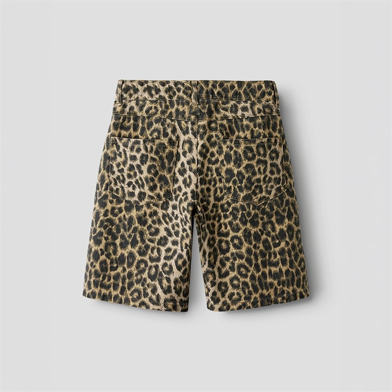 LMTD Piger Leo Bermuda Shorts Silver Mink - Billede 2