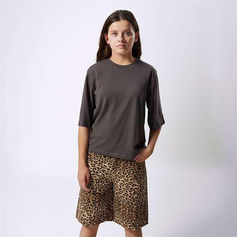 LMTD Piger Leo Bermuda Shorts Silver Mink - Billede 4