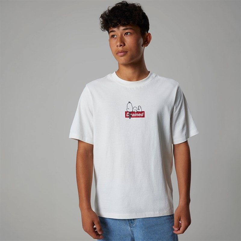 LMTD Drenge Affy Snoopy T Shirt Hvid Alyssum