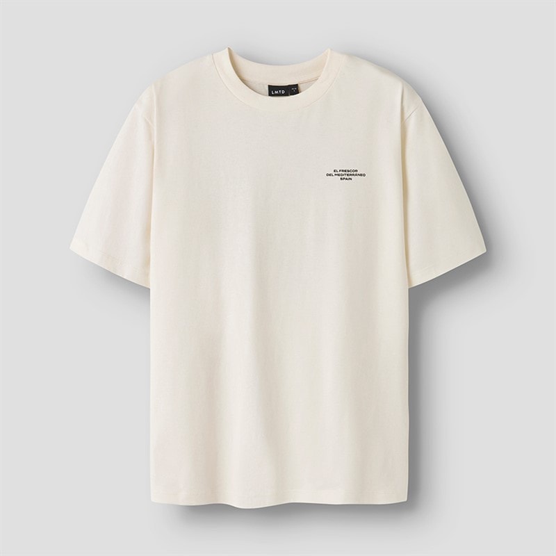 LMTD Drenge Limon T Shirt Hvid Alyssum - Billede 2