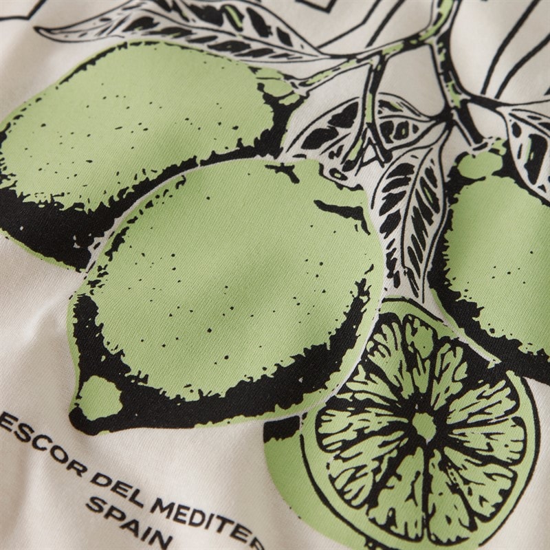 LMTD Drenge Limon T Shirt Hvid Alyssum - Billede 3