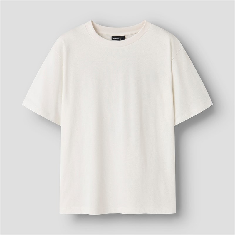 LMTD Drenge Huck T shirt Hvid Alyssum - Billede 2