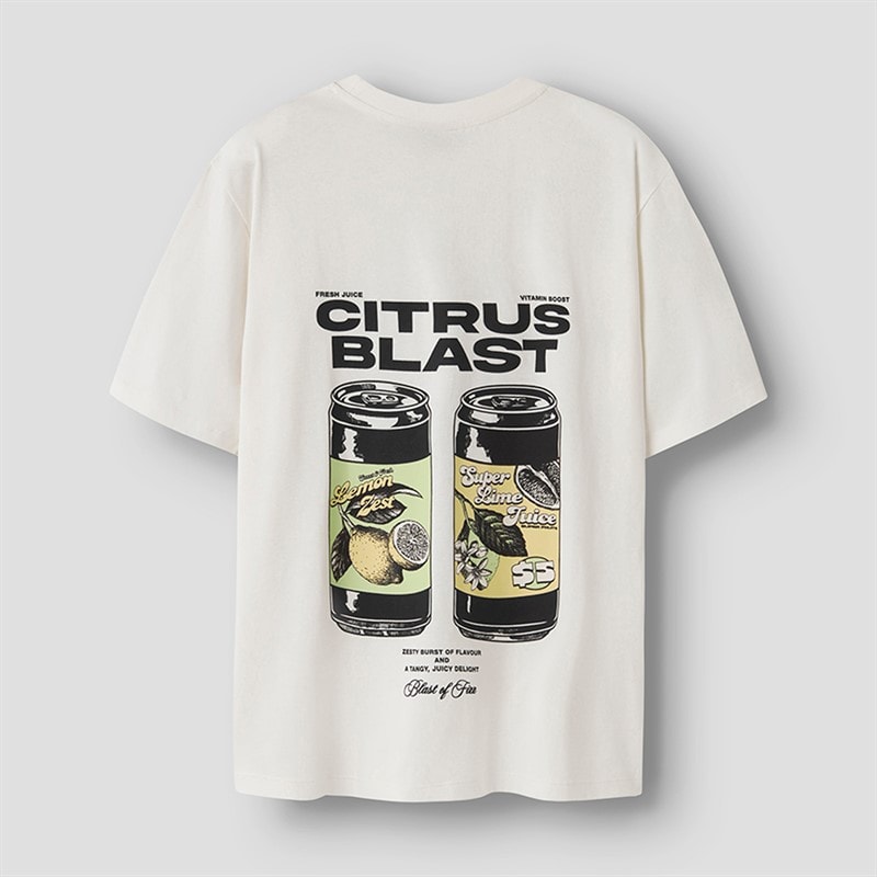 LMTD Drenge Bercan T Shirt Hvid Alyssum