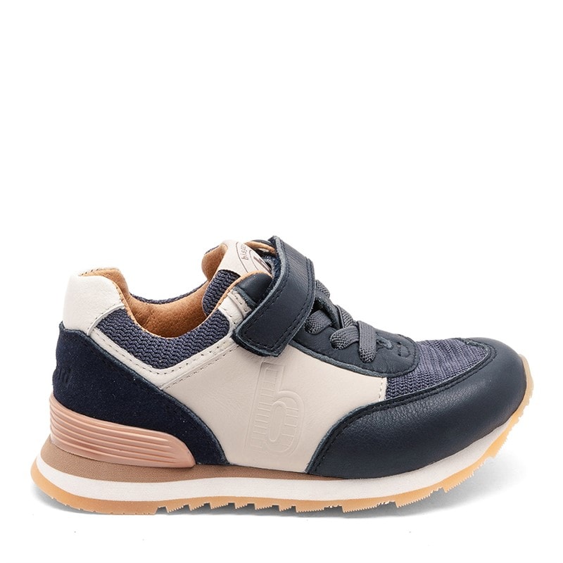 Bisgaard Børne Walde Velcro Sko Navy - Billede 1