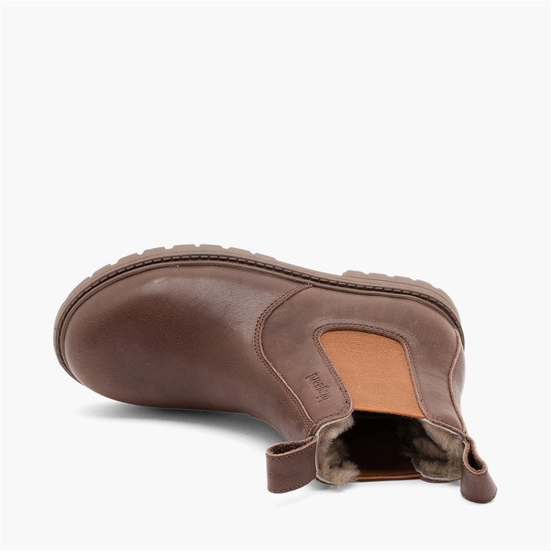 Bisgaard Børn Pippi Lammestøvler Dark Brown - Billede 4