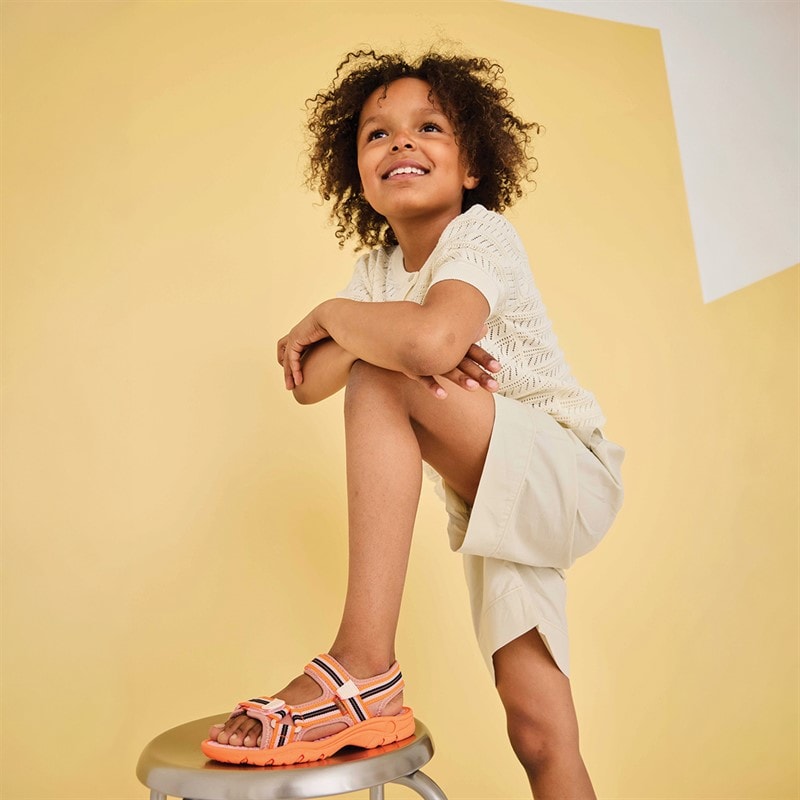 Bisgaard Børne Nico Sandaler Orange Mix - Billede 5