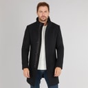 Feraud Herre Premium Funnel Neck Car Uld Sort