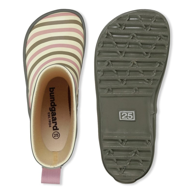 Bundgaard Børne Bungaard Charly Høj Gummistøvler Peony Stripe - Billede 2