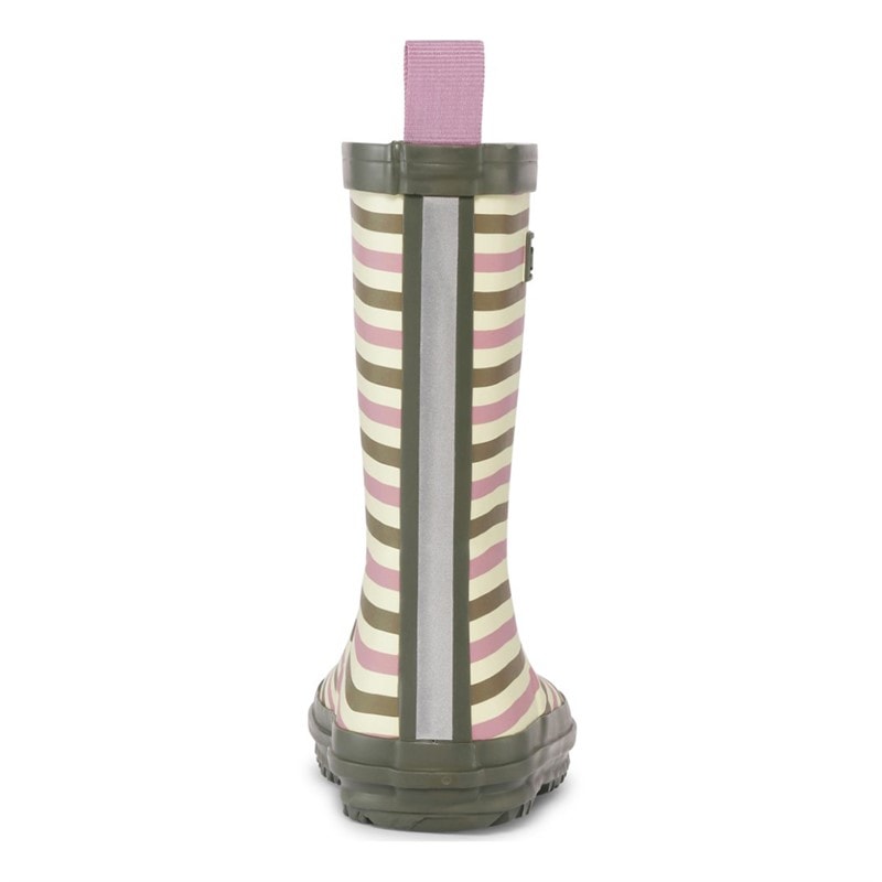 Bundgaard Børne Bungaard Charly Høj Gummistøvler Peony Stripe - Billede 3