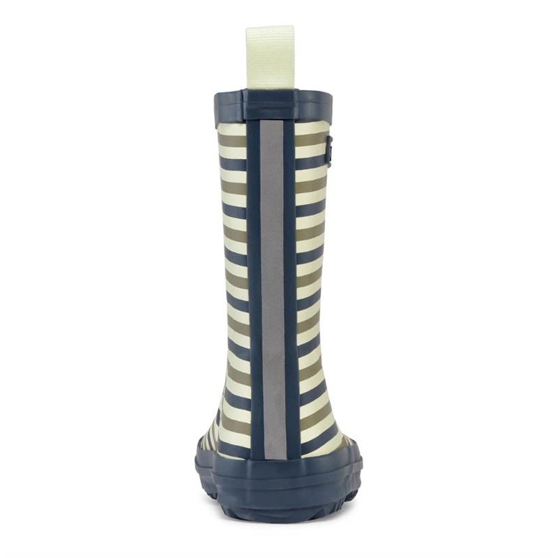 Bundgaard Børne Bungaard Charly Høj Gummistøvler Oceanic Stripe - Billede 3